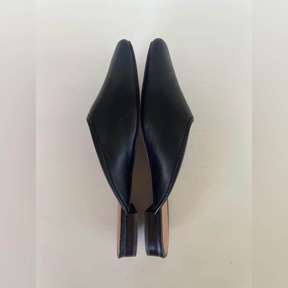Madewell Black Leather Mules - Picture 9 of 14